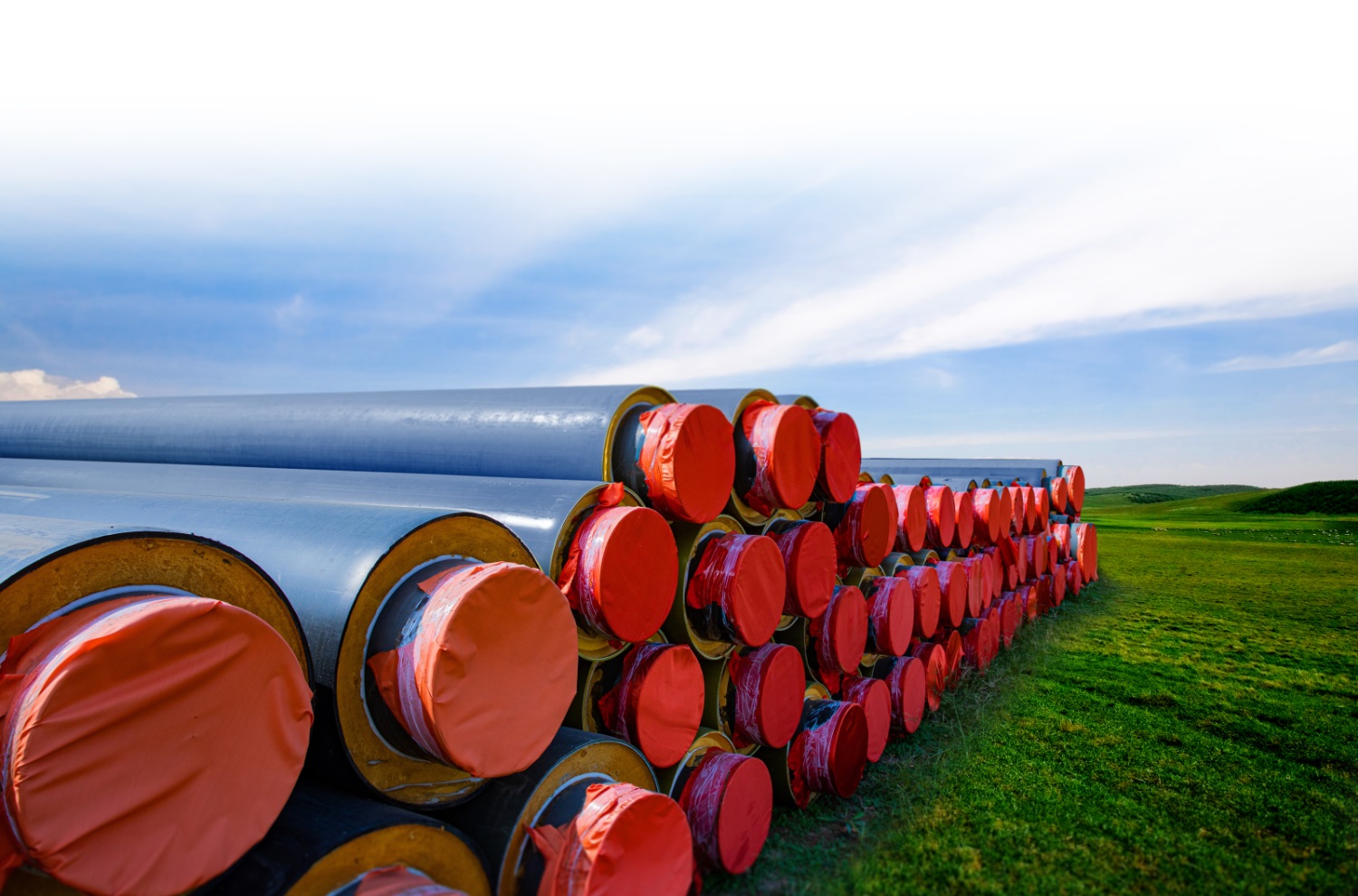 聚氨酯噴涂纏繞保溫管